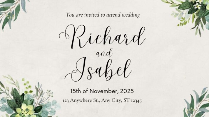 Top 10 Special Ideas For Your Wedding Invitation