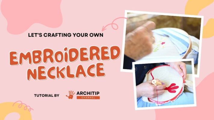 Let's Crafting Your Own Embroidered Necklace